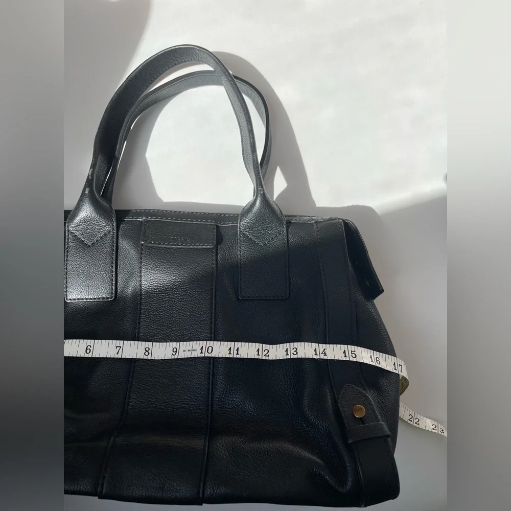 Fossil Leather Tote Bag